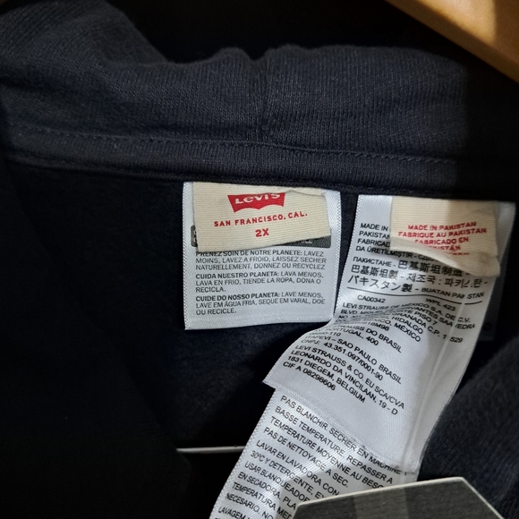 NWT LEVI'S CROPPED HOODIE - Picture 5 of 8